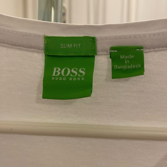 HUGO BOSS Green Label V-Neck T-shirt Slim Fit Size Small - Picture 5 of 7